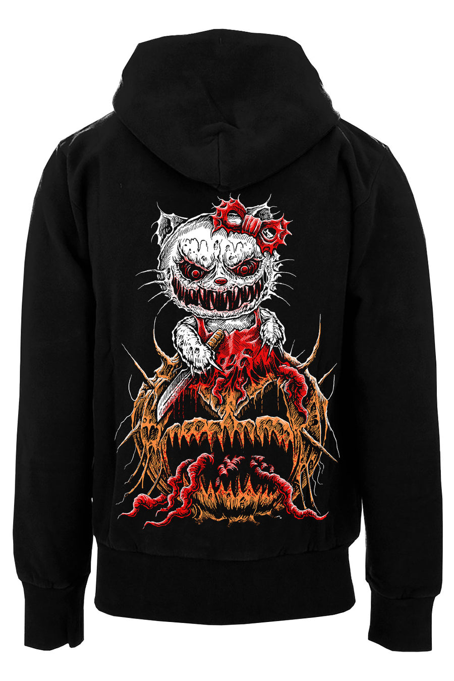 Hell-O-Ween Kitty Hoodie