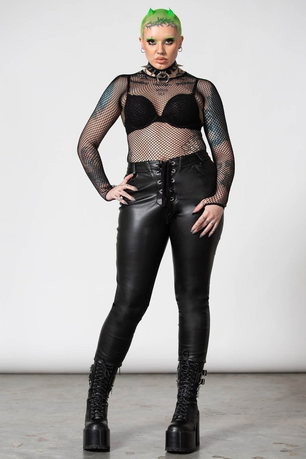 Hellrazor Fishnet Top [Black]