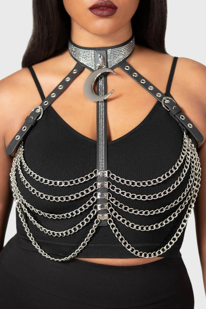 Hell's Revenge Harness [ONE SIZE] - belts - VampireFreaks - Killstar