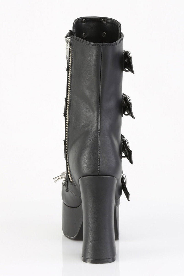 Helsing Punk Platform Ankle Boots [CHA118] - womens shoes - VampireFreaks - Demonia