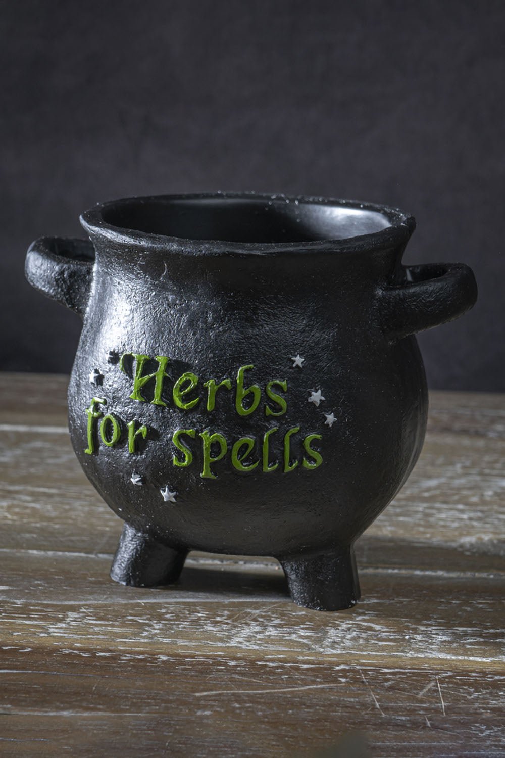 Herbs for Spells Cauldron Planter - housewares - VampireFreaks - Pacific Giftware