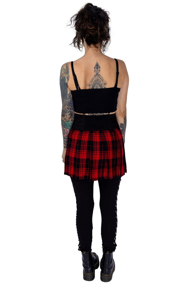 Hesper Skirt [Red] - skirts - VampireFreaks - Poizen Industries