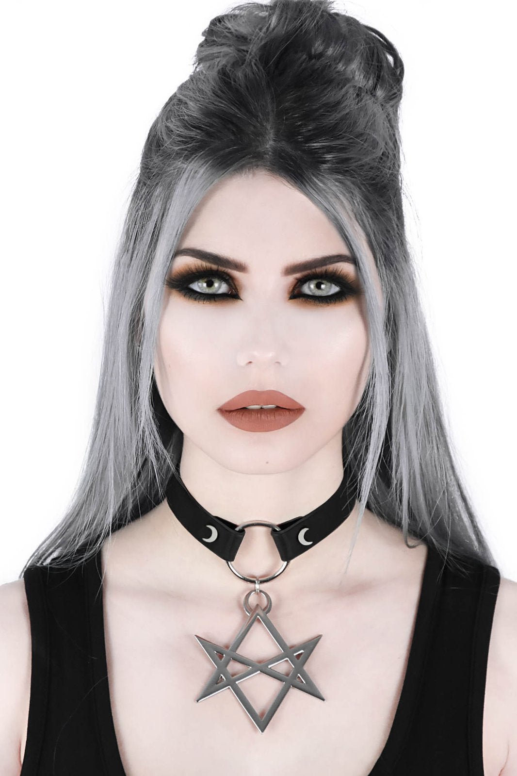 Hexagram Choker - chokers - VampireFreaks - Killstar