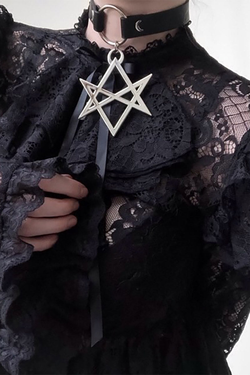 Hexagram Choker - chokers - VampireFreaks - Killstar
