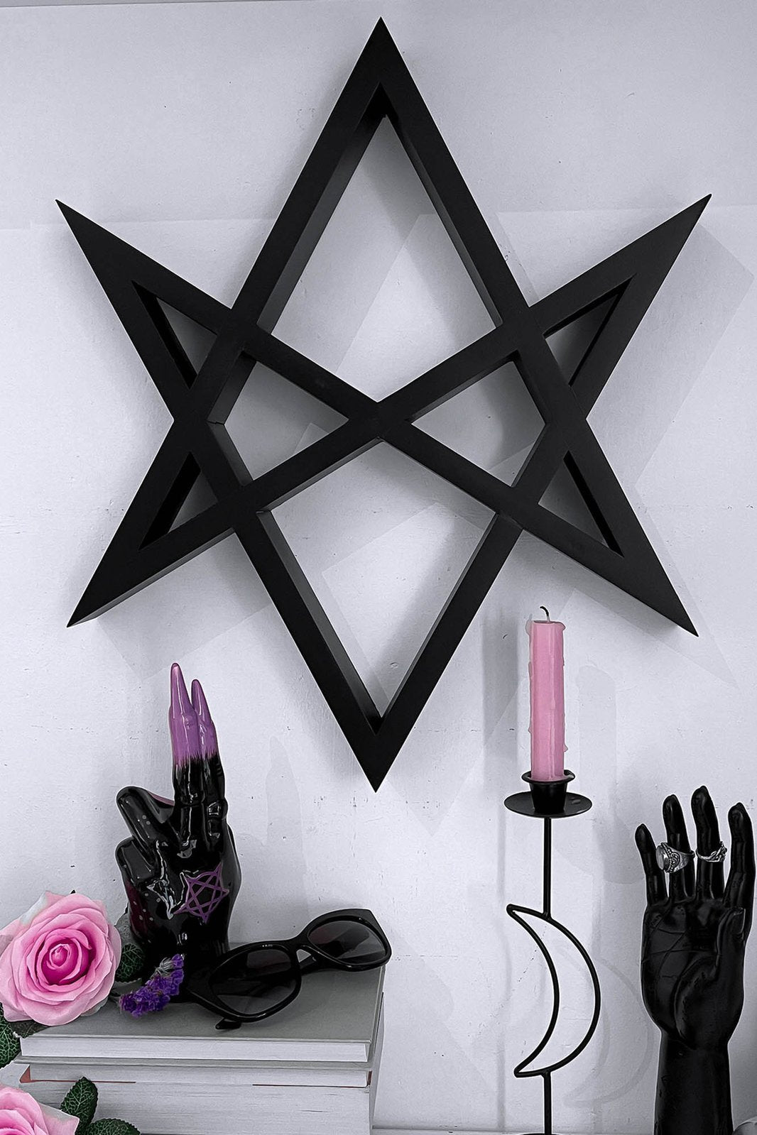 Hexagram Shelf - housewares - VampireFreaks - Killstar