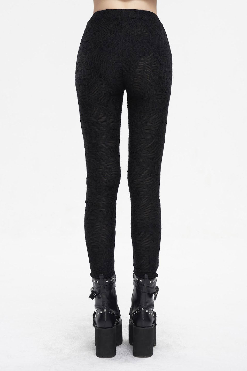 womens high waisted laced leggings