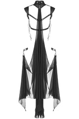 High Priestess Cloaked Harness - womens outerwear - VampireFreaks - Punk Rave