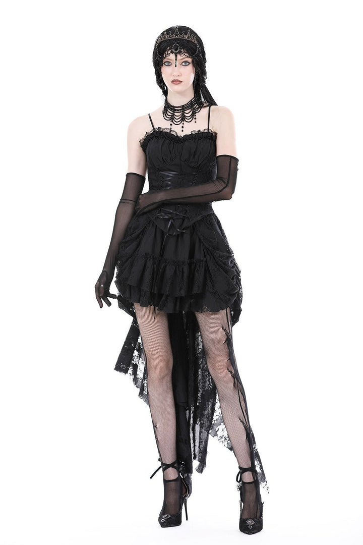 High Priestess High Low Skirt with Back Train - skirts - VampireFreaks - Dark In Love