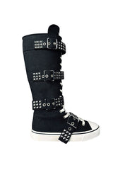 high top scene girl sneakers with studs 