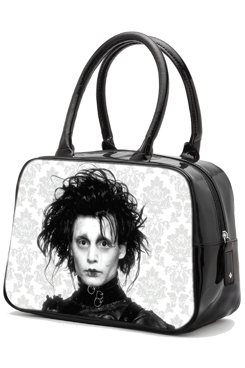 Hold me Edward Scissorhands Fleur De Lis Purse - bags & wallets - VampireFreaks - Rock Rebel
