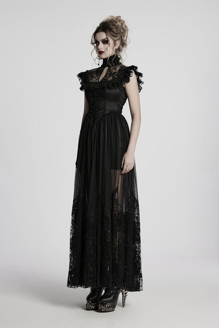 long maxi gothic dress