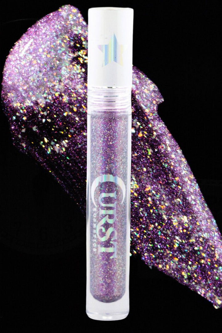 Holographic Lip Glitz [AMETHYST DUST] - cosmetics - VampireFreaks - Curst Kosmetics