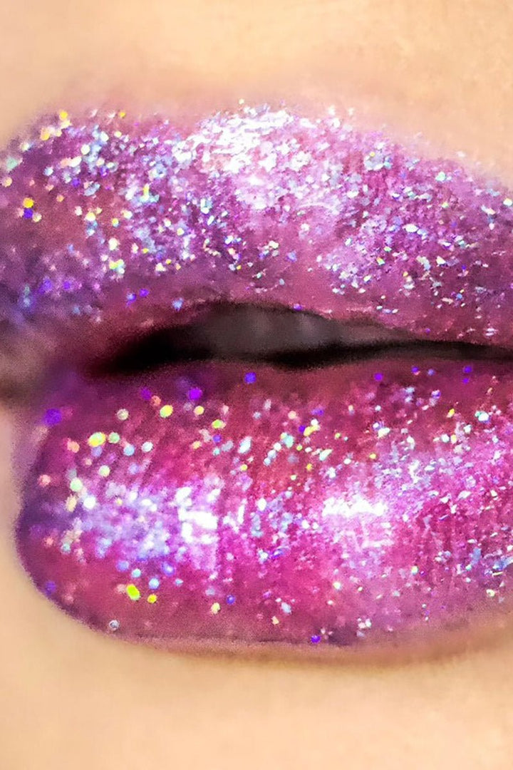 Holographic Lip Glitz [AMETHYST DUST] - cosmetics - VampireFreaks - Curst Kosmetics