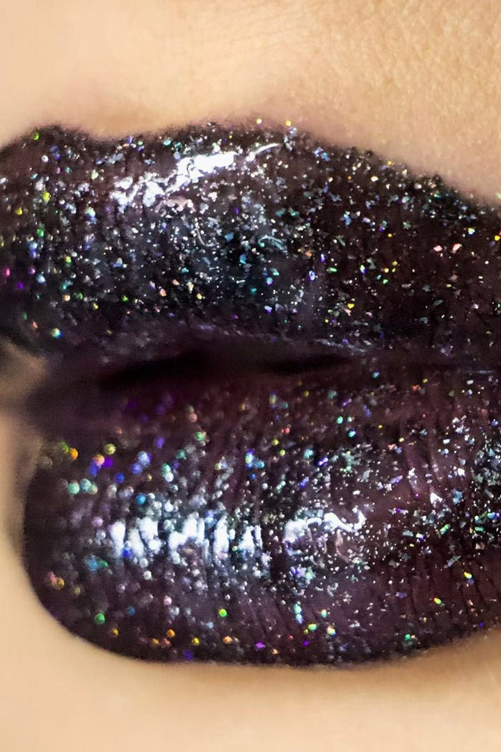 Holographic Lip Glitz [BLACK MAGIC] - cosmetics - VampireFreaks - Curst Kosmetics