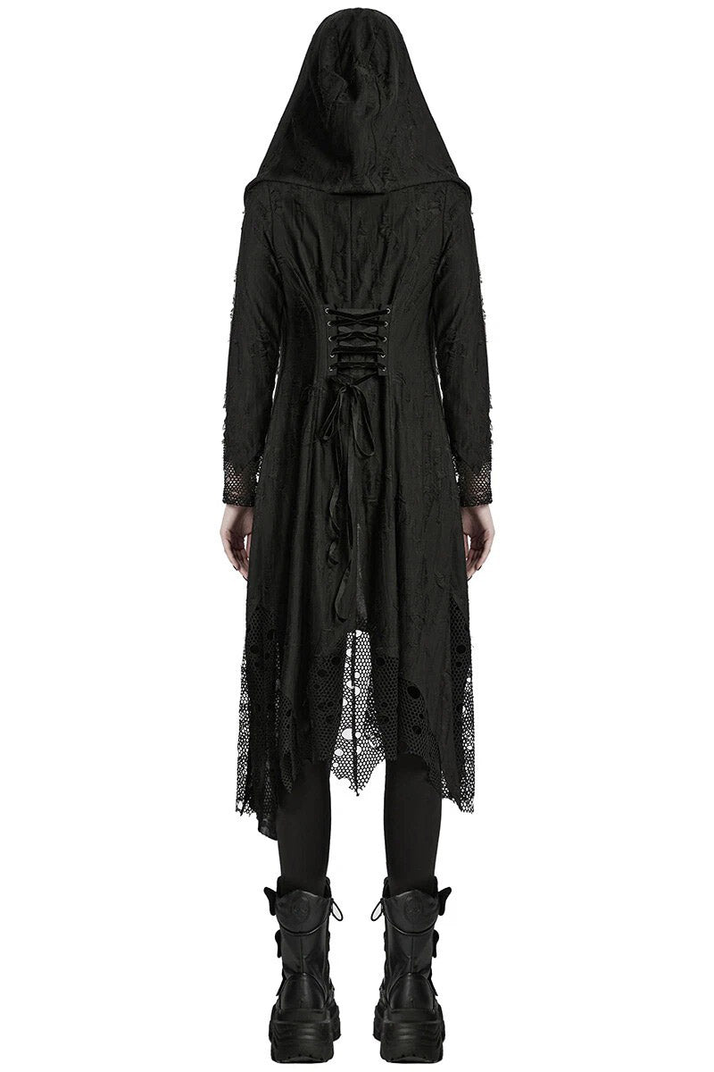 tattered corset cardigan