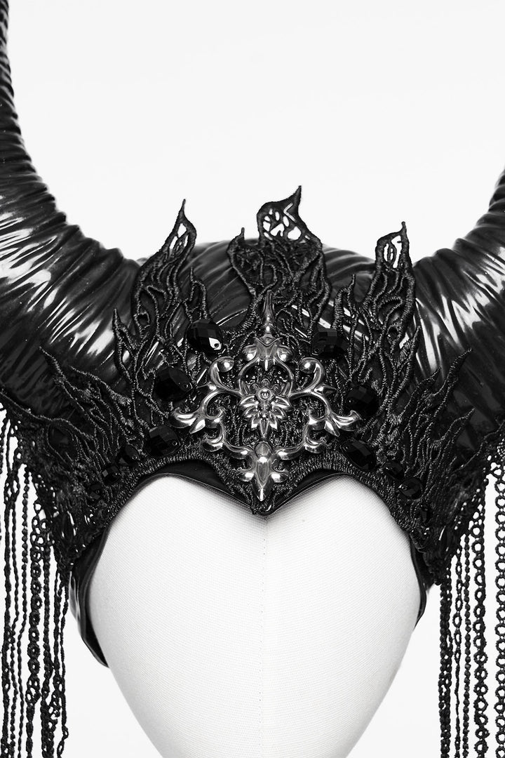 maleficent horned headpiece headdress