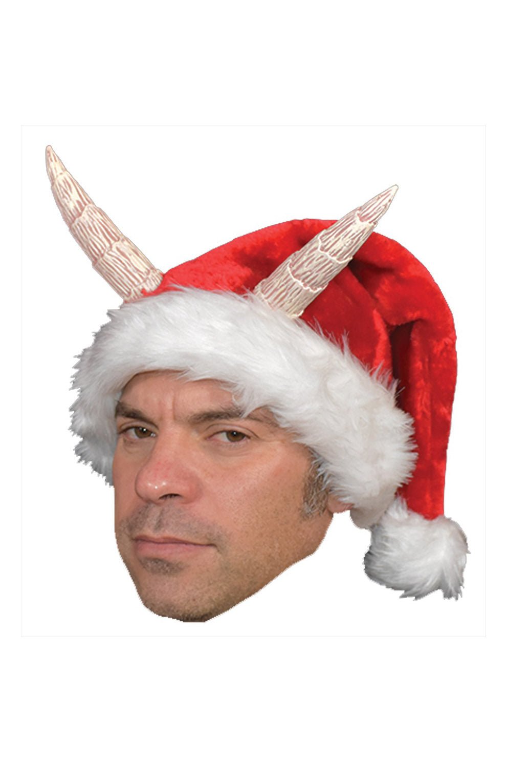 Horned Santa Hat - hats & scarves & headwear - VampireFreaks - Trick or Treat Studios