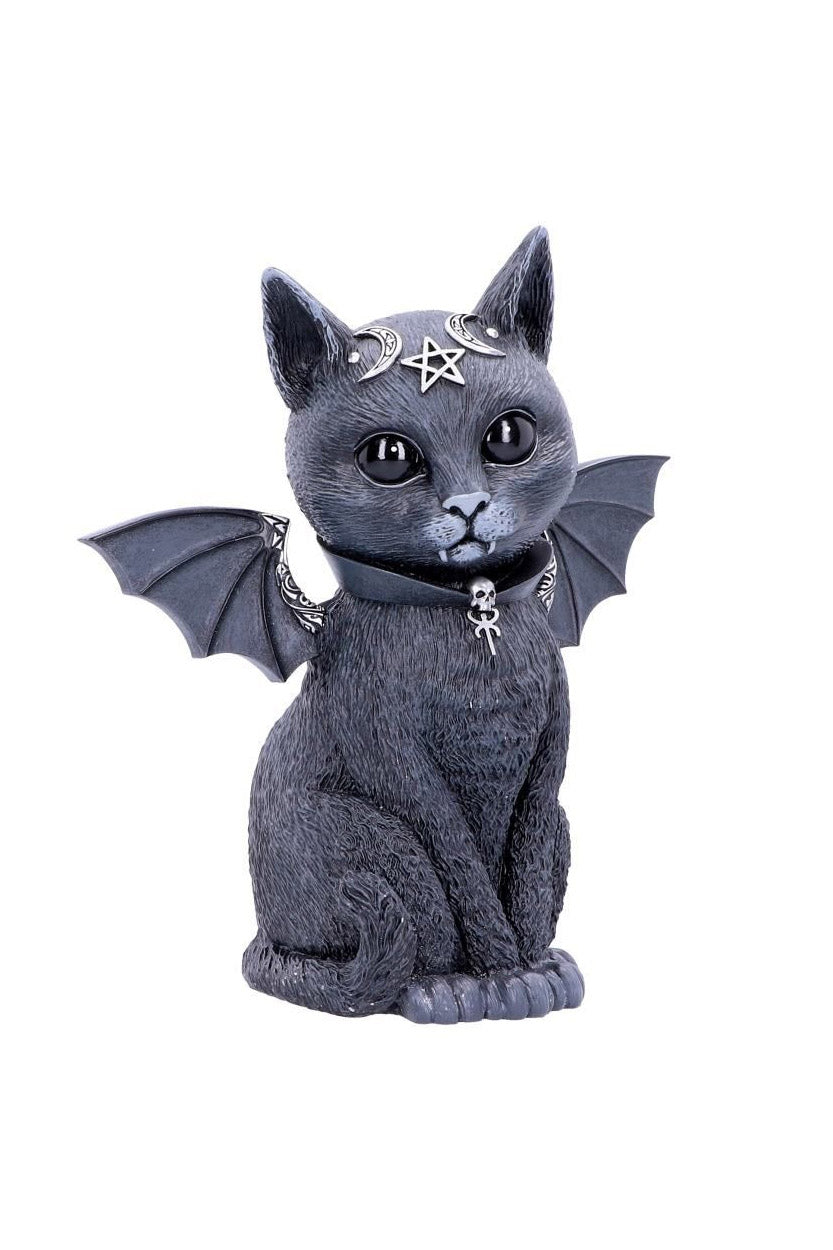 black cat sculpture