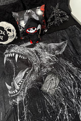 gothic werewolf throw blanket for couch