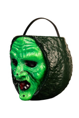vintage halloween witchy candy pail