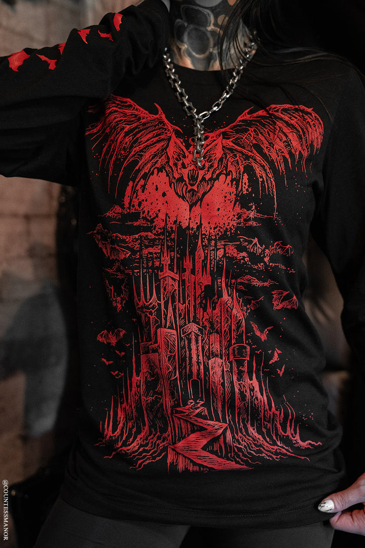 Vampire Castle T-shirt [BLOOD RED]