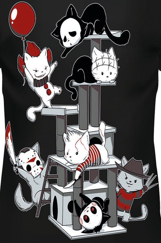 Horror Cats Ladies Tee