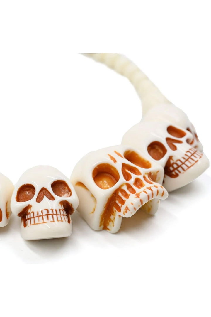 Skull Collection Necklace [White]