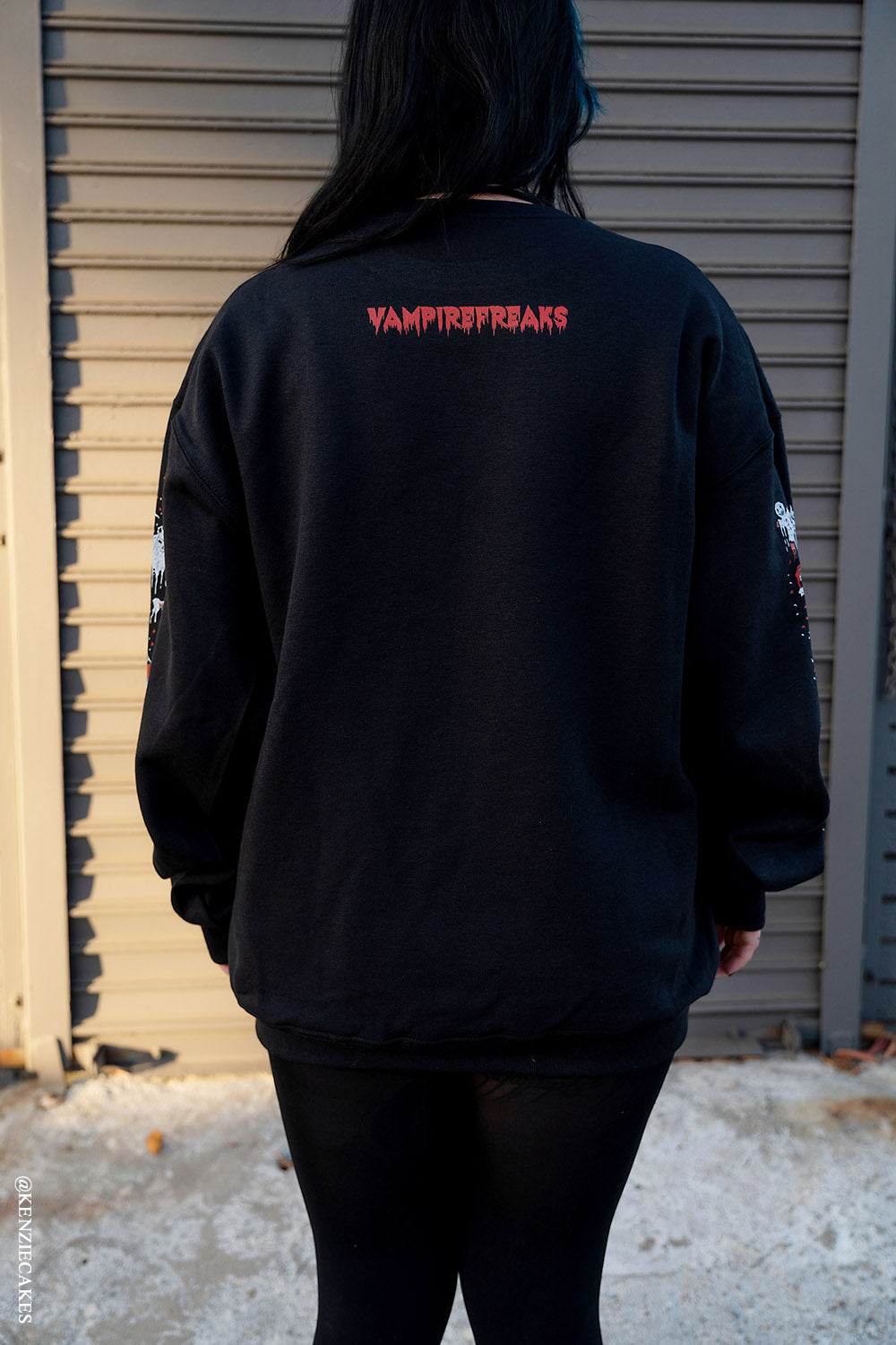 vampirefreaks back logo sweater