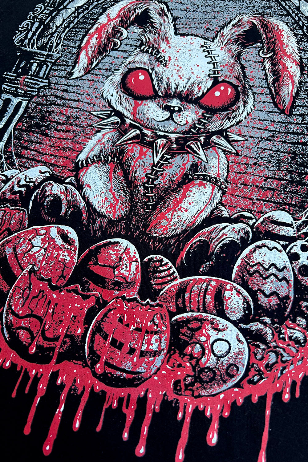 bloody rabbit easter egg shirt