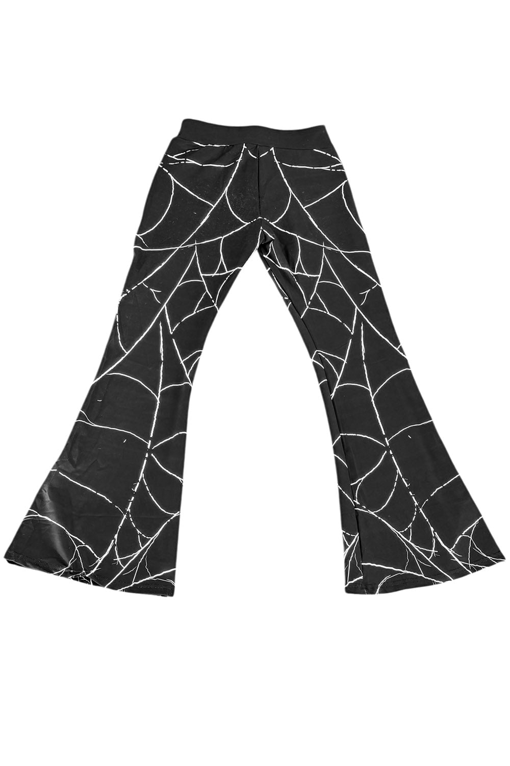goth Black widow spider and all over spiderweb leggings with pockets 