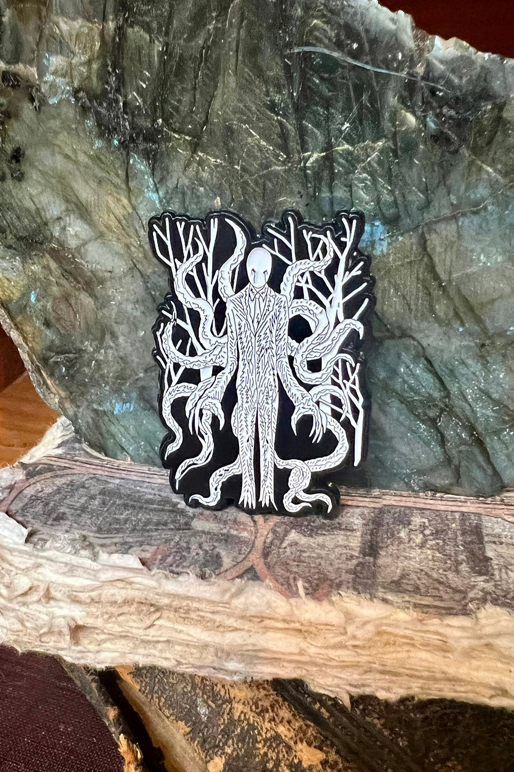 Slender Sickness Enamel Pin – VampireFreaks