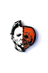 Michael Myers Halloween II Half Face Enamel Pin