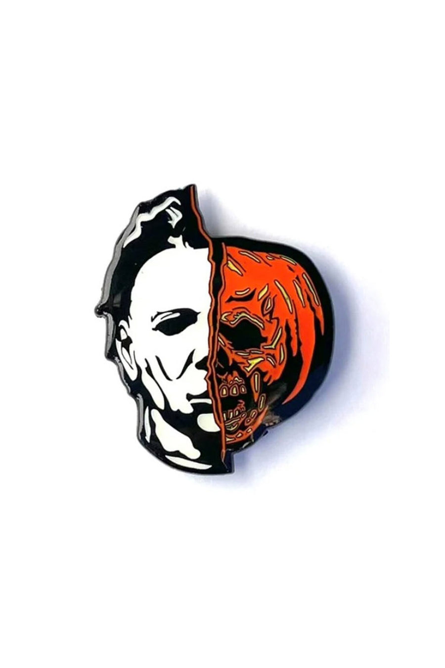 Michael Myers Halloween II Half Face Enamel Pin