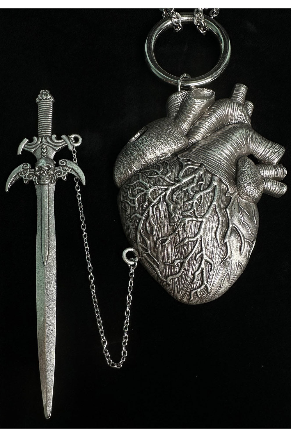 gothic sword necklace