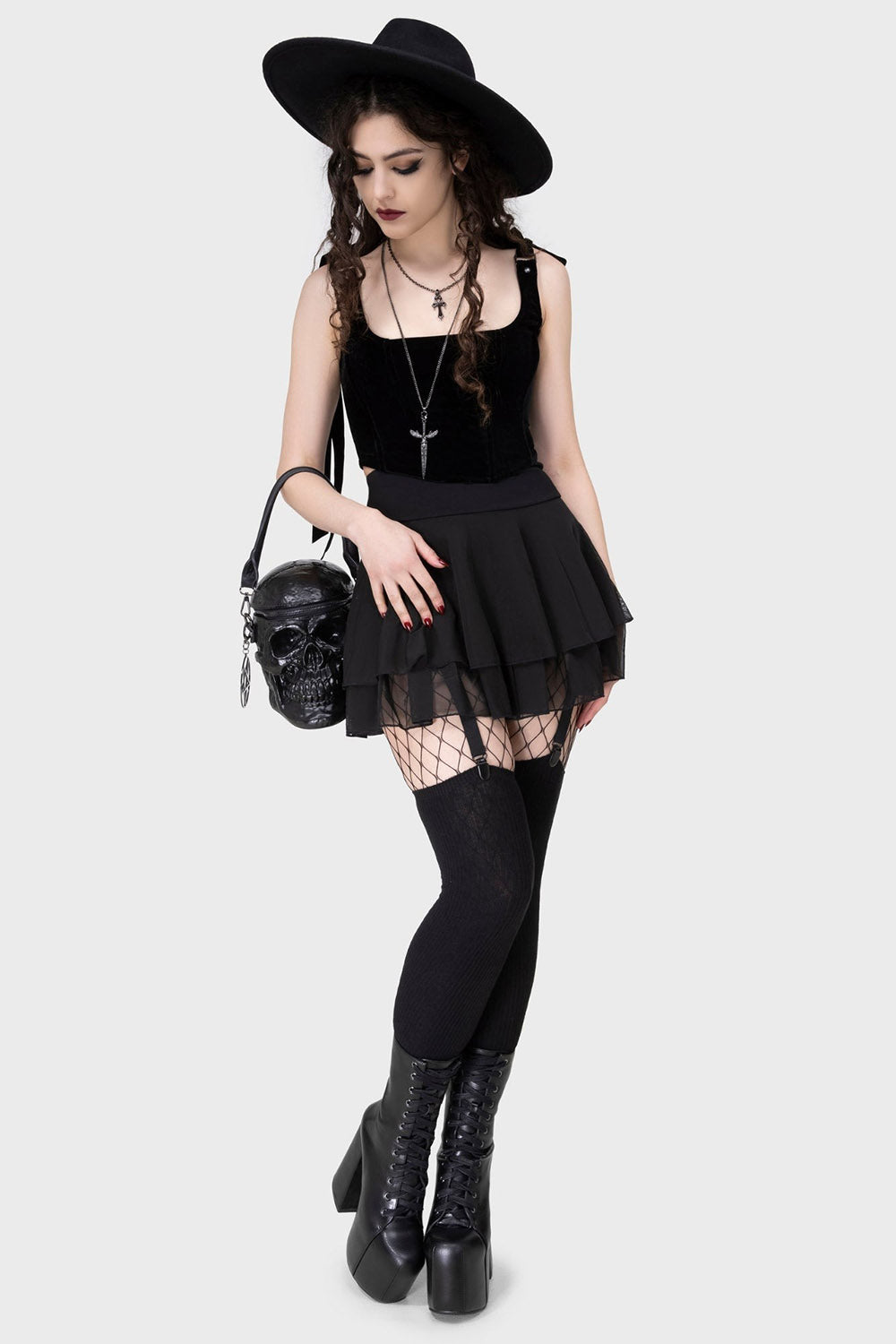 pirate goth purse