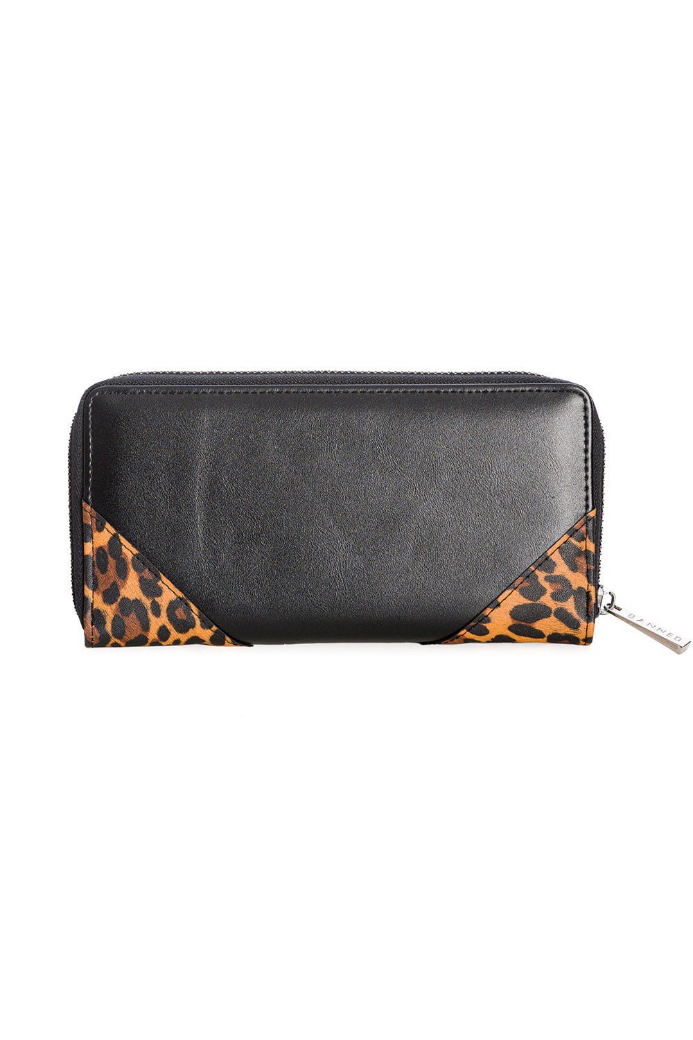 Horror Punk Leopard Wallet [BLACK] - bags & wallets - VampireFreaks - Banned Apparel / Lost Queen