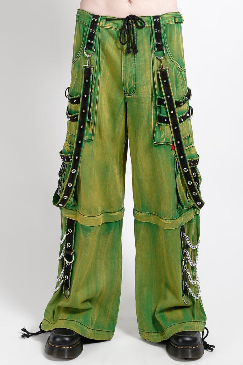distressed cyber punk pants