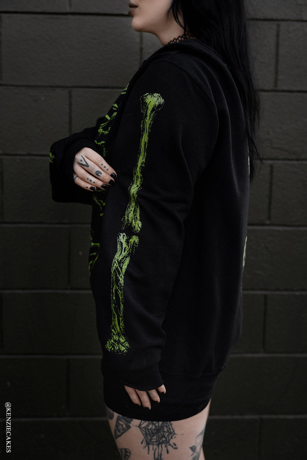 neon green cybergoth sweater