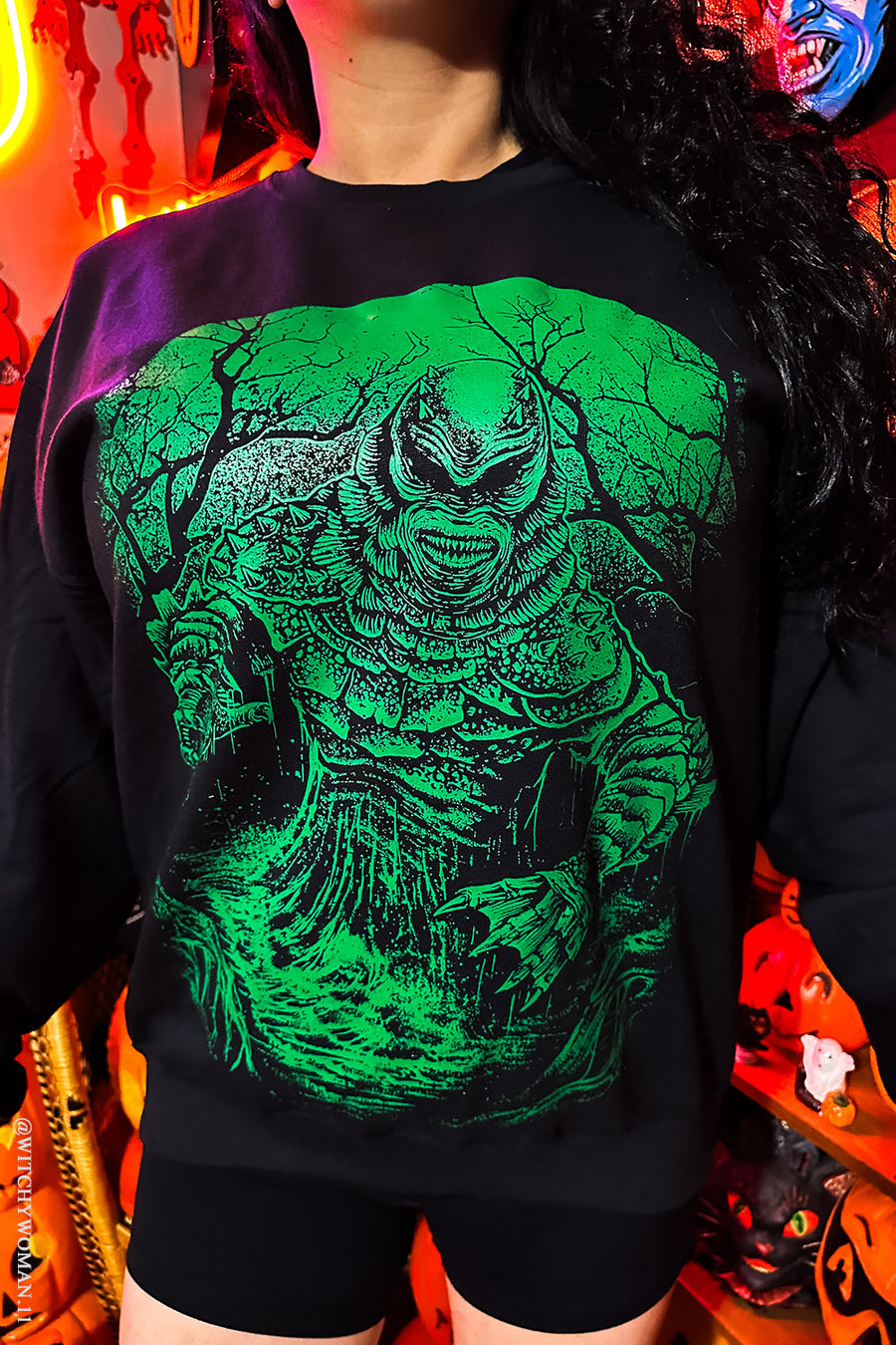 horror monster movie sweatshirt 