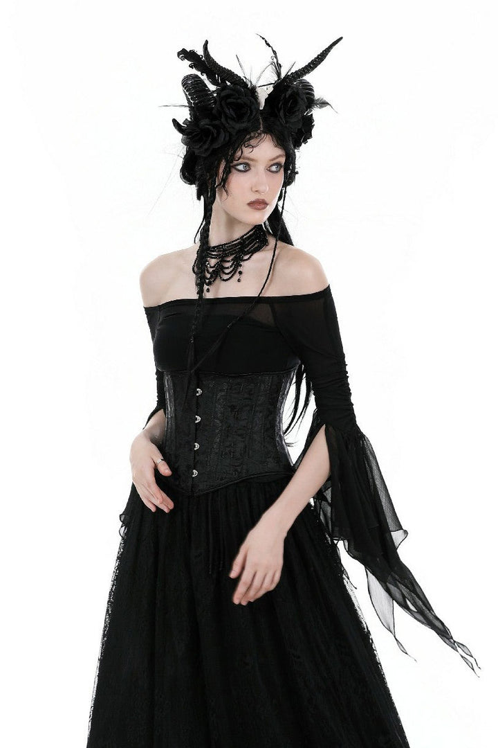 gothic womens off the shoulder blouse