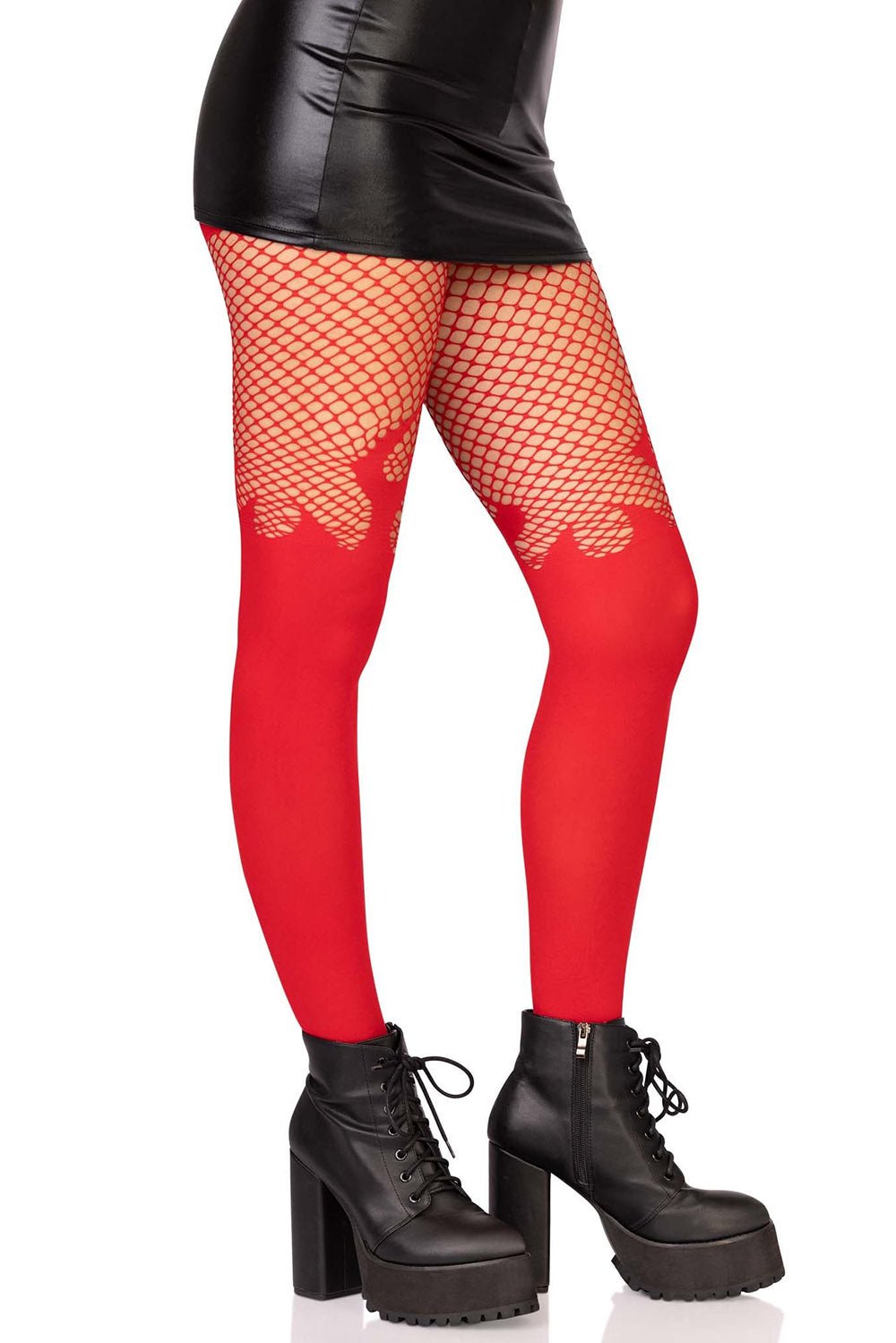 Hot Blooded Flame Fishnets