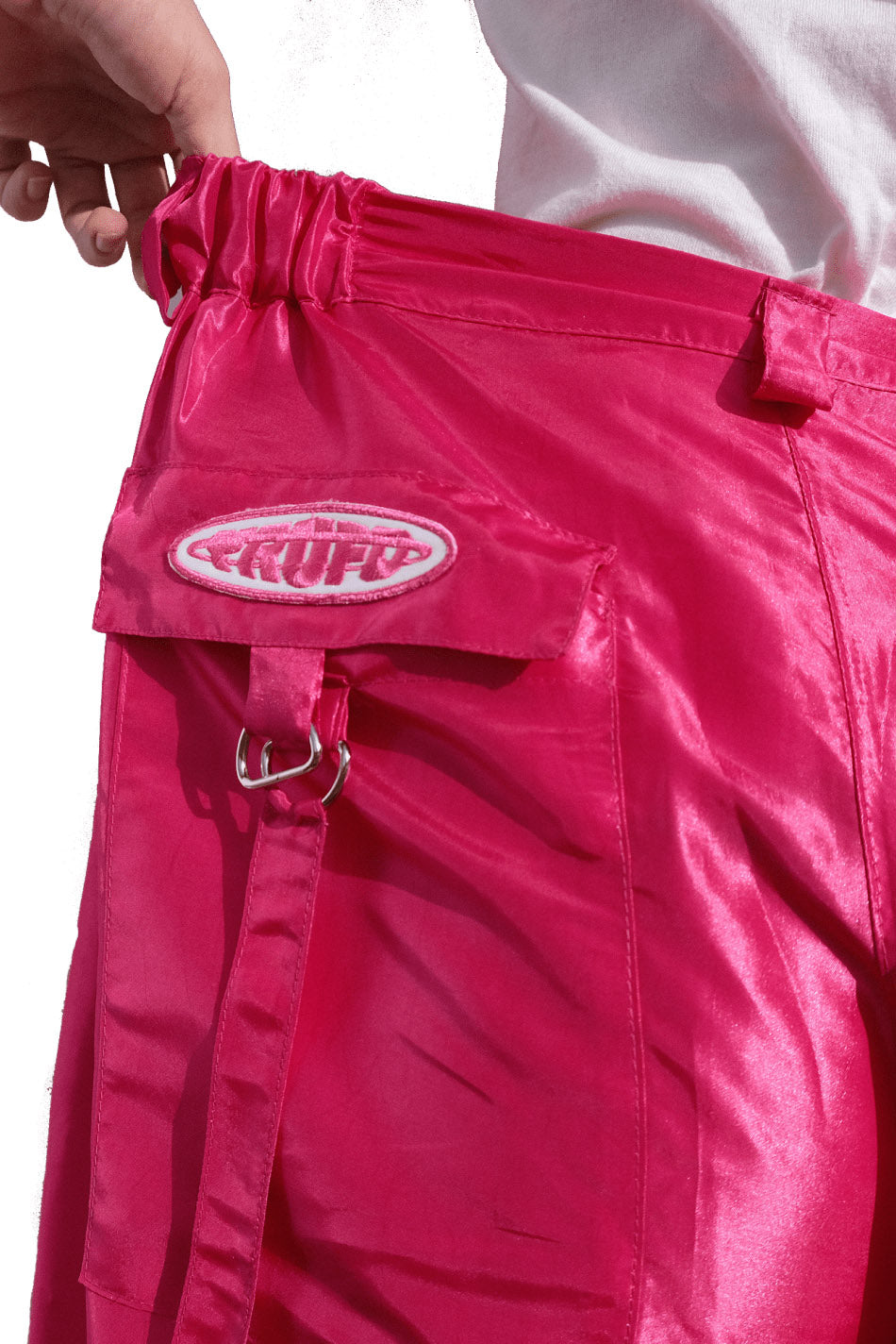 highwaisted pink raver pants