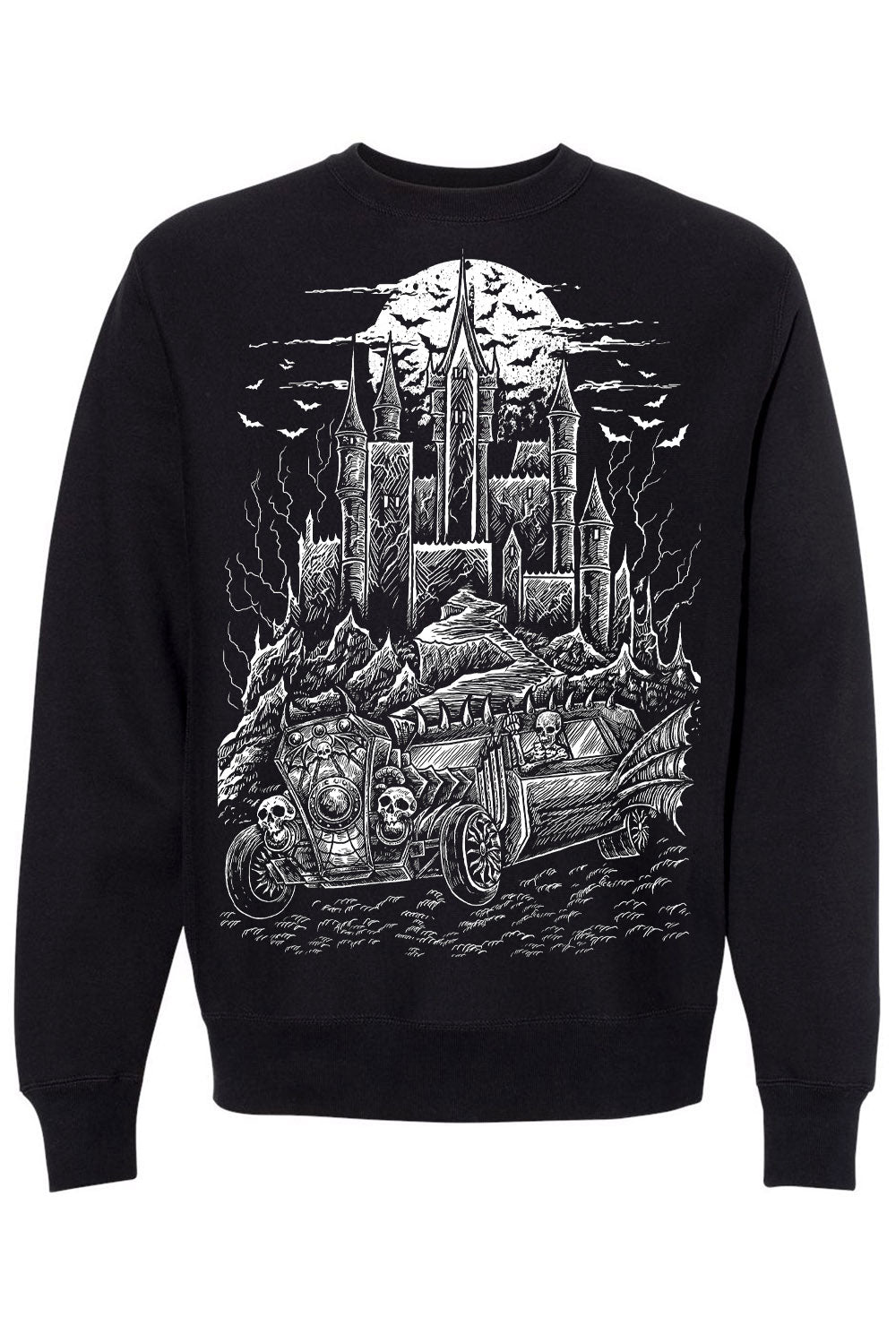 Hot Rod Hearse Sweatshirt - mens outerwear - VampireFreaks - VampireFreaks