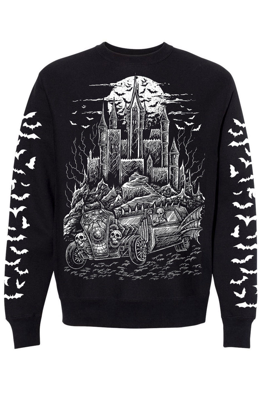 Hot Rod Hearse Sweatshirt - mens outerwear - VampireFreaks - VampireFreaks