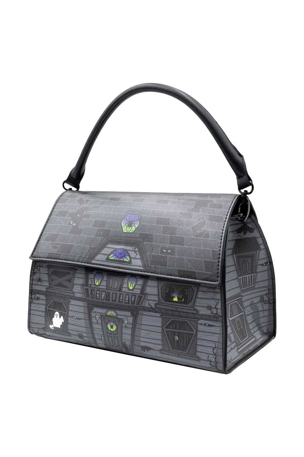 haunted mansion 3d house-shaped purse with strap