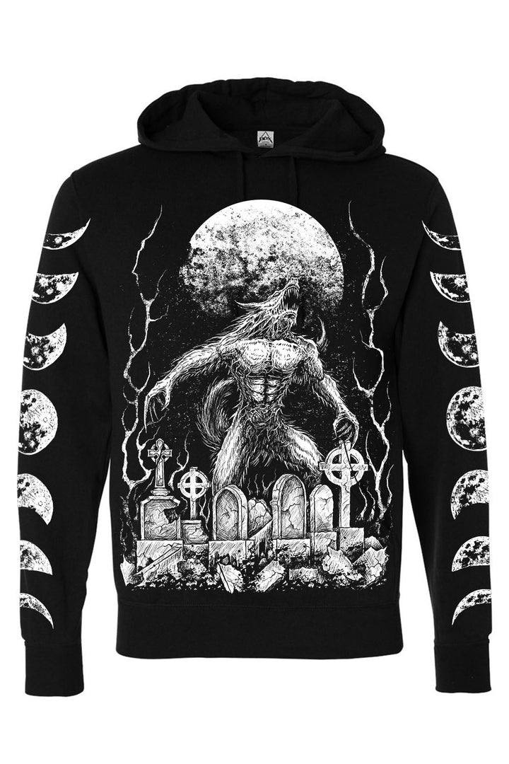 Howl at the Moon Werewolf Hoodie [Zipper or Pullover] - mens outerwear - VampireFreaks - VampireFreaks