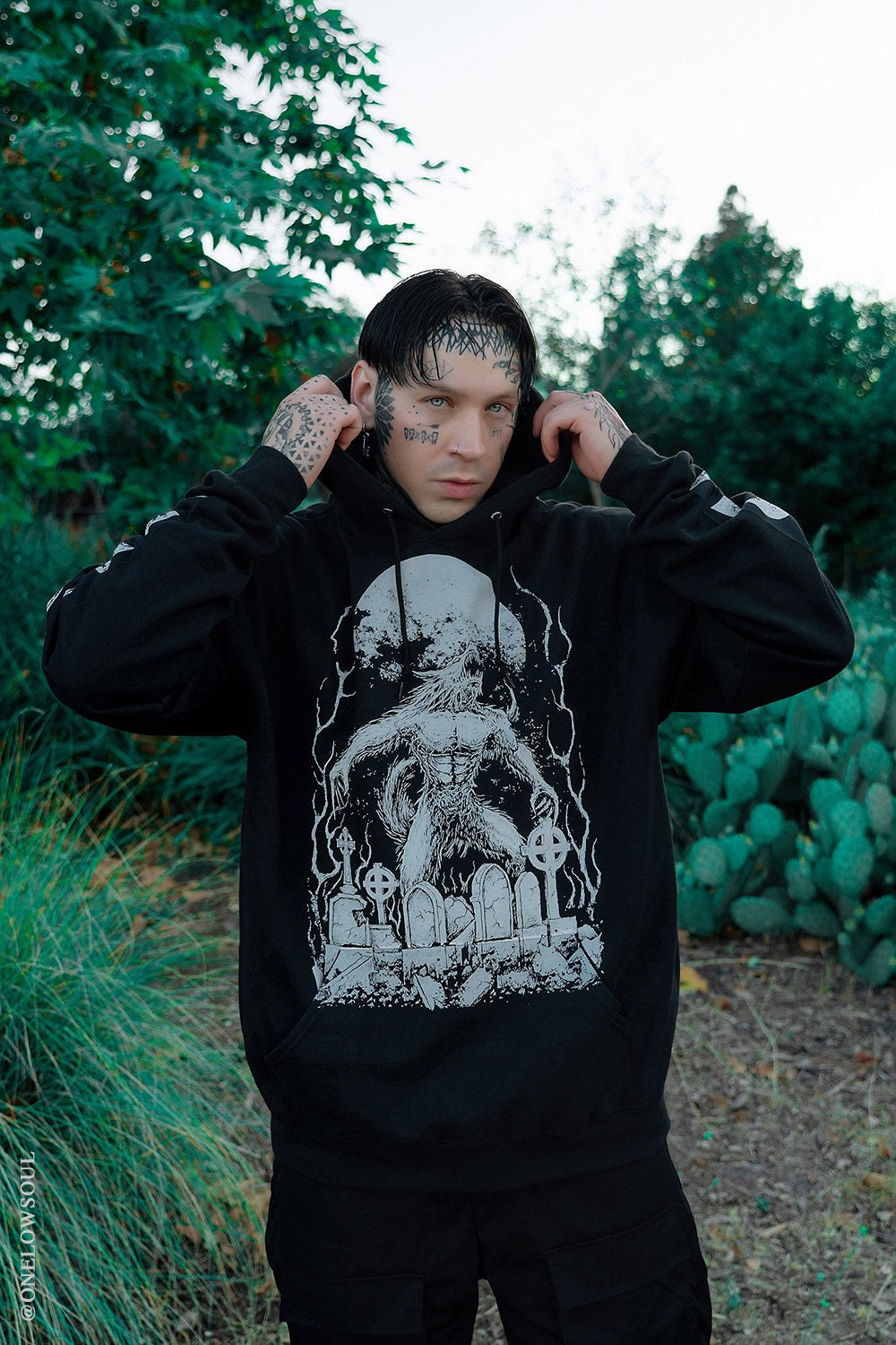 Howl at the Moon Werewolf Hoodie [Zipper or Pullover] - mens outerwear - VampireFreaks - VampireFreaks