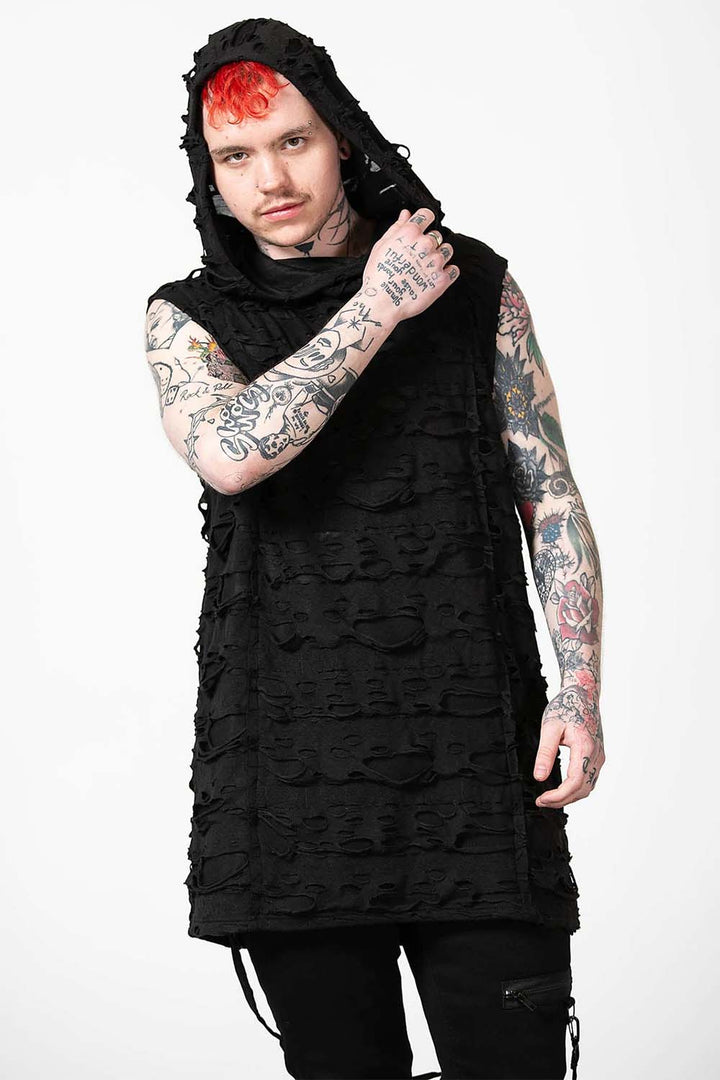 Hunters Hooded Vest - mens tops - VampireFreaks - Killstar