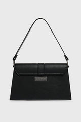 buckled small handbag made of vegan leather by killstar