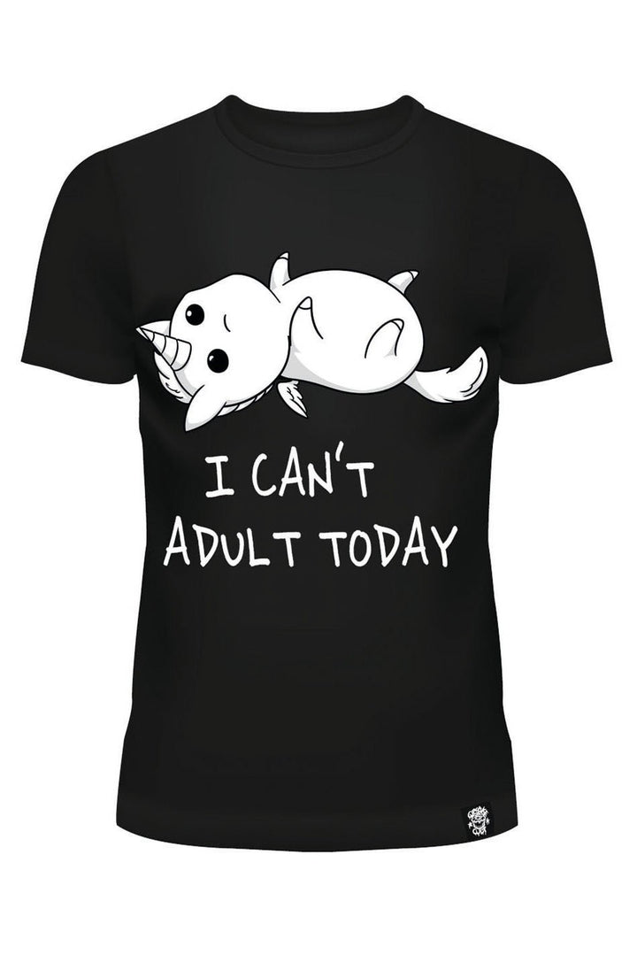 I Can't Adult Today Tee - mens tops - VampireFreaks - Poizen Industries